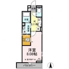 レインボー皿沼の間取り図