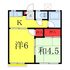 ベルゾーネ宇田川の間取り図