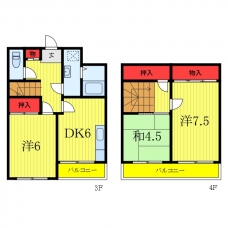 ベルフォーレ北村の間取り図