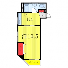 髙城ビルの間取り図