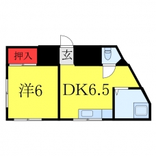 第二アルプスハイツの間取り図