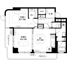 ホワイトパレスの間取り図