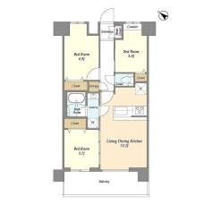 グランカーサ王子Ⅱの間取り図
