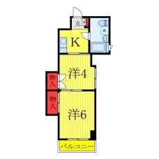 吉野ビルの間取り図