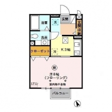 モナリエ中浦和の間取り図