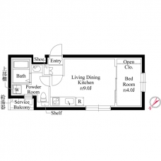 ＣＡＳＡ　ＰＩＡＺＺＡ　東池袋の間取り図
