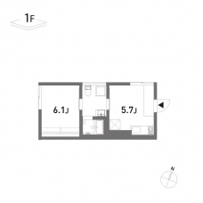 COLLAGE HOUSEの間取り図