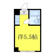 河本マンションの間取り図