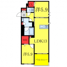 センターレジデンス グランデの間取り図