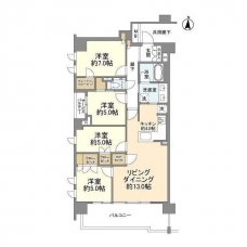 プレミスト浦和常盤ＳＵＩＴＥの間取り図