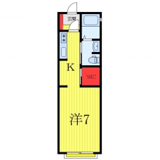 ノースポールB棟の間取り図
