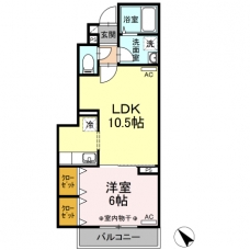 グリーンコートの間取り図