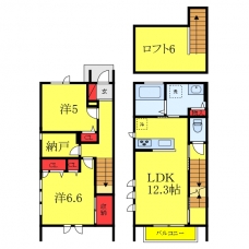 プリムヒルズの間取り図