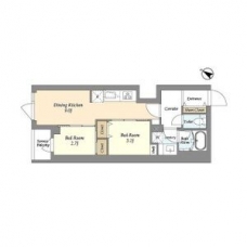グランカーサ千駄木の間取り図