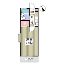 グリーンクリスタルハウスの間取り図
