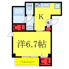 バレンシアコートの間取り図