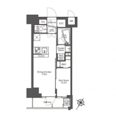 コンフォリア滝野川の間取り図