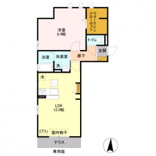 Ⅰ.ヴィレッジＳＯＵＴＨの間取り図