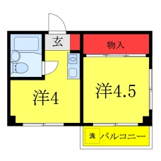 カーサ・イトーの間取り図