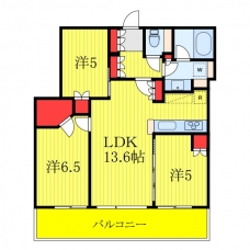サウスゲートタワー川口の間取り図
