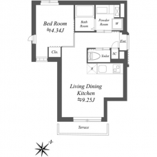 ファーレ大塚Ⅱの間取り図