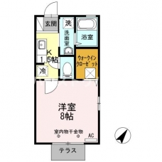 プレサージュ西新井の間取り図