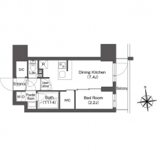 コンフォリア王子の間取り図