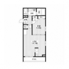 フルール滝野川の間取り図