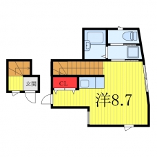 メイリリー鳩ヶ谷の間取り図