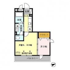 トレビナ中浦和の間取り図