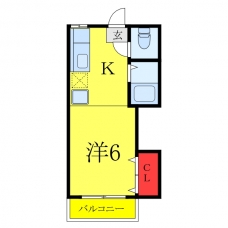 万葉コーポラスの間取り図