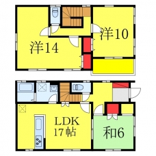 芝ハウスの間取り図