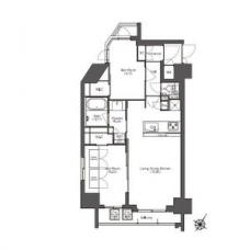 コンフォリア滝野川の間取り図