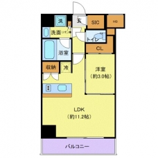 Log板橋区役所前の間取り図