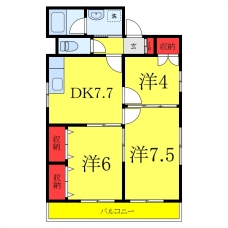 フェリーチェ馬橋の間取り図
