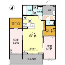 センカⅢの間取り図