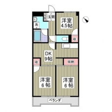 リュミエ川口の間取り図