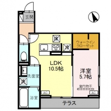 プランドール川口元郷の間取り図