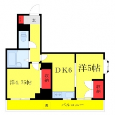 ティユール岡部の間取り図