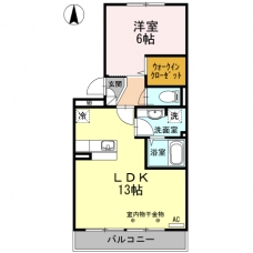 シトロンフレアⅡの間取り図