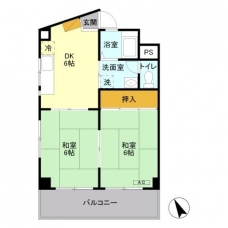 ヴィラ松本の間取り図