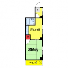 レジデンス西新宿の間取り図