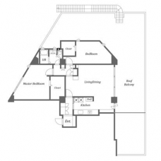 ヒルサイドレジデンスの間取り図
