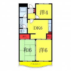 ヴィラージュ8の間取り図
