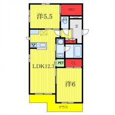 ヴァンドール志村の間取り図