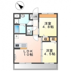 Ｇｌｏｒｉａ　Ｈｉｌｌｓ（グローリア　ヒルズ）の間取り図