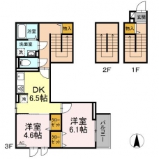 エクセリア滝野川の間取り図