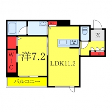 セルディーナ天神の間取り図