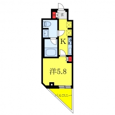 ウェスタ板橋仲宿の間取り図