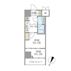 エレミ本蓮沼の間取り図